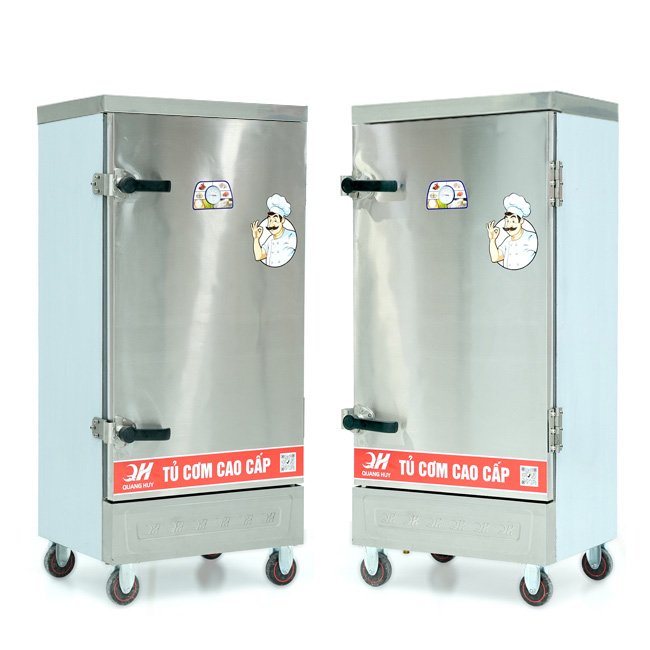 Tủ nấu cơm 12 khay nấu từ 40kg Gạo/Mẻ không điều khiển
