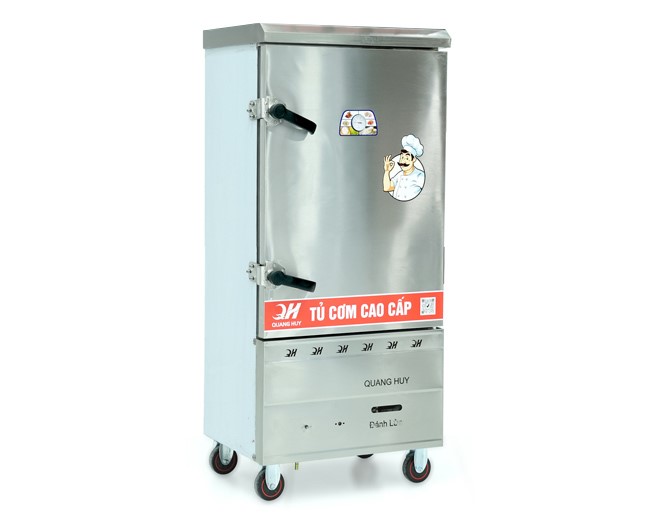 Bên ngoài tủ cơm 10 khay không điều khiển