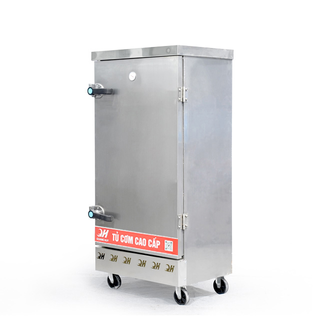 Tủ nấu cơm 12 khay nấu từ 40kg Gạo/Mẻ không điều khiển