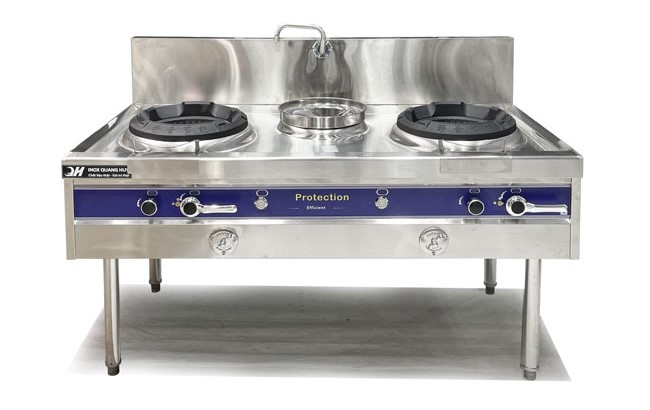 Bếp Á đôi dùng gas 1500 x 800 x800 mm