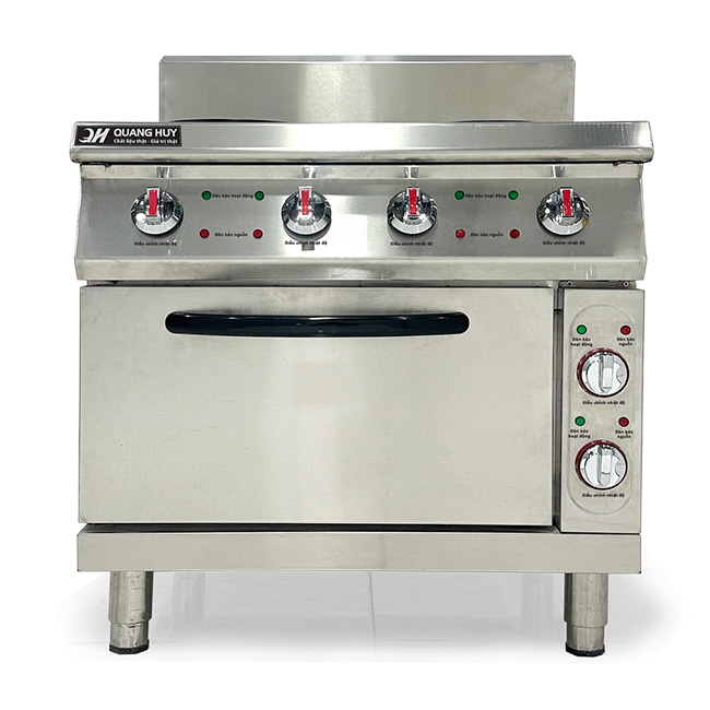 Bếp Âu 4 họng dùng điện