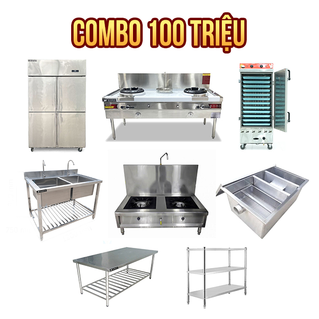 Combo 2: Gói thi công 100 triệu bếp ăn bệnh viện