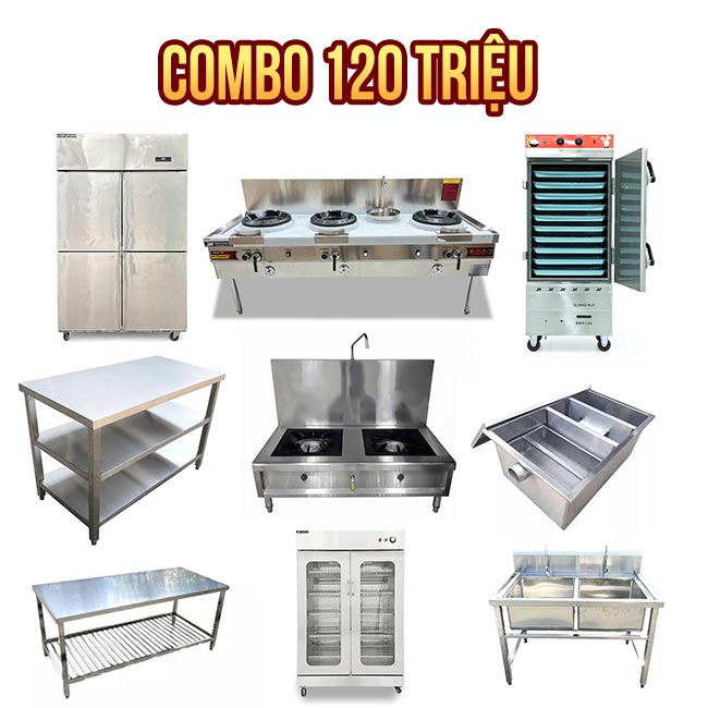 Combo 3: Gói thi công 120 triệu bếp ăn bệnh viện