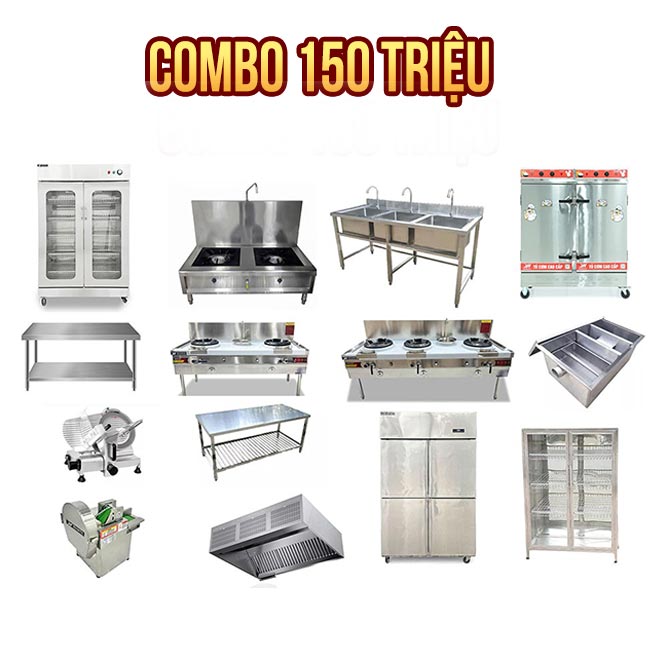 Combo 4: Gói thi công 150 triệu bếp ăn bệnh viện