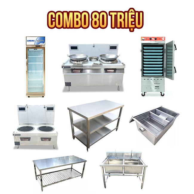 Combo 1: Gói thi công 80 triệu bếp ăn bệnh viện