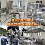 Gói thi công bếp ăn 150 triệu Công ty Thịnh Phúc Minh