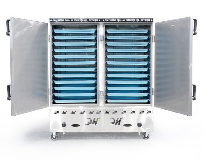 Tủ cơm loại 24 khay dùng gas