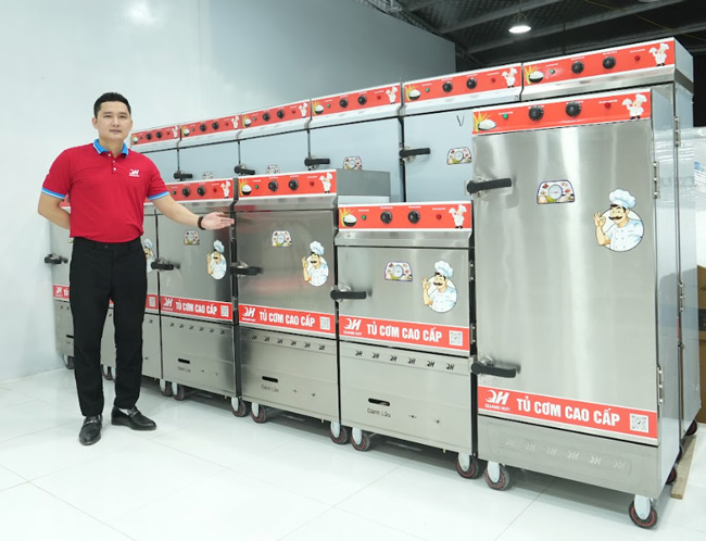 Tủ nấu cơm c&ocirc;ng nghiệp Quang Huy