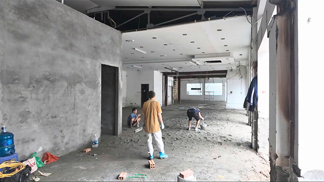 Thi công nhà hàng bia số 10 Chương Dương Độ