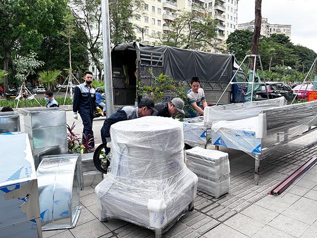 Vận chuyển dự án Công ty TNHH Thịnh Phúc MInh