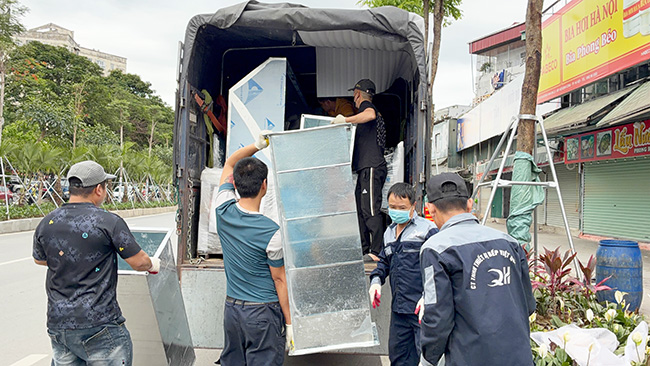 Vận chuyển dự án Công ty TNHH Thịnh Phúc MInh